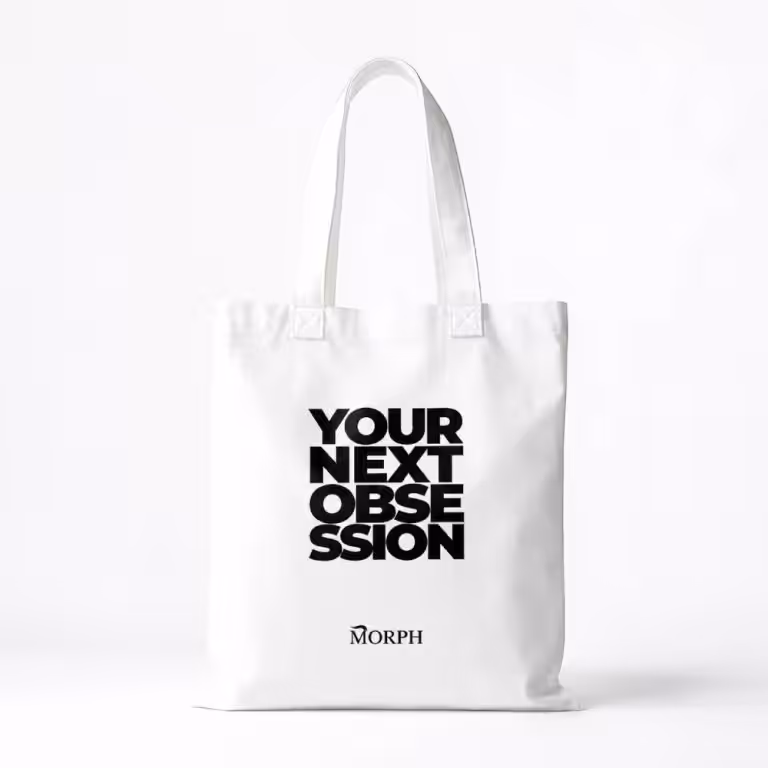 Morph White Tote Bag